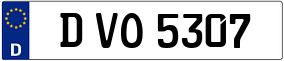 Truck License Plate